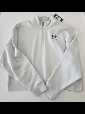 Under Armour Light Gray Half-Zip Pullover